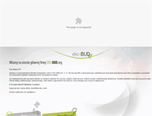 Tablet Screenshot of eko-bud.org